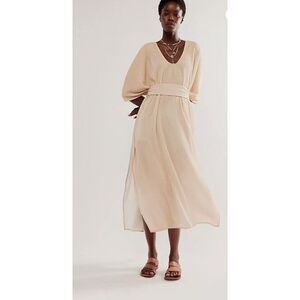 Anthropologie Elixir Grand Canal Kaftan One Size